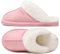 Donpapa Hausschuhe Damen Herren Winter Warme Plüsch with Memory Foam Faux Lammfell Pantoffeln Flauschige Rutschfeste Slippers Indoor Outdoor Horizont Rosa 36.5-38