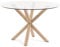 Noorsk Design Mesa Redonda de Comedor de Cristal