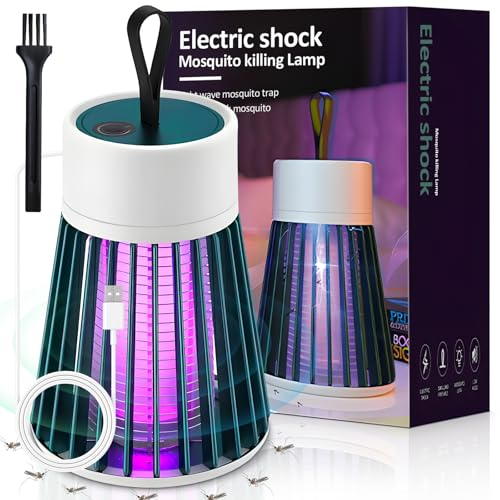 SPINNE LUCAS Zaap Antizanzare Originale, Lampada Antizanzare, Zanzare Elettrico, Lampada Zanzare, Antizanzare da Interno Ricarica USB, Portatile Zanzariera Elettrica per Giardino Interno Esterno