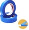 Bocguy Abklebeband, Masking Tape, Malerkrepp, Abdeckband für Karosserie, 2,4cm x 50m, Maler Klebeband zum Streichen Lackieren Malerband Abklebeband, Blau (2 Rollen)