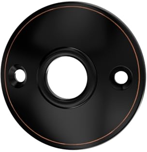 newliplace 2 Pack Oil Rubbed Bronze Door Knob Round Rosettes, Vintage Old Door Knob Plate Replacement