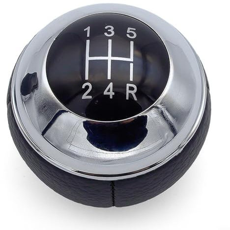 HOHOVYVY Schaltknopf Für Gangschaltung, 5/6 Geschwindigkeiten Schaltknäufe Für Mini Für Cooper R50 R52 Schaltknauf 25117542278(5 speed)