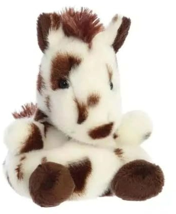 Aurora Palm Pals Geflecktes Pferd Kuscheltier 13 cm | Mini Plüsch Handplüsch | Weiches Kuscheltier | Geschenk & Sammelartikel