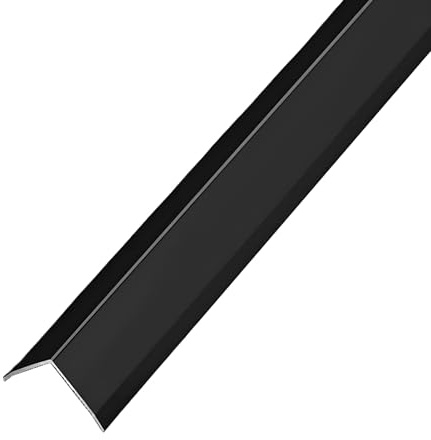 Coayuou Profile Alu d'angle 90cm* 3pièces Protection Coin Adhesive Baguettes D Angle pour Murs Et Meubles - Idéal pour Protéger Les Coins des Meubles, Table Basse Et Étagères(Style 2,20x20mm)