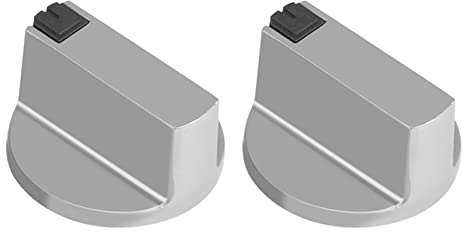2-teiliges Ersatzteil für Elektroherd-Knöpfe, 6 mm Zinklegierung, Gasherd-Knöpfe für Zuhause und Küche, Universal-Bedienknöpfe für Gasherd, Herd, Teil, Ersatz für Küchenherd
