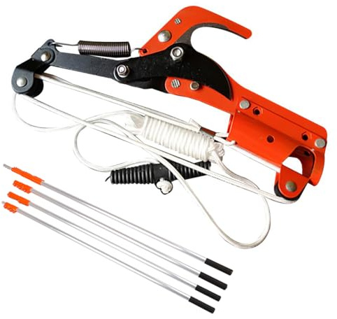 Tree Pole Pruner with Adjustable Length, 3.5m，5m，5.5mDurable Trimmers, for Garden Tools Loppers Hand Saws(6.5m)