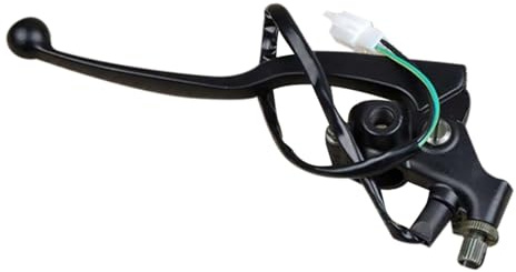 Maneta De Freno motocicleta Compatible con Yamaha 125Cc YBR 125, conjunto de cilindro bomba hidráulica freno delantero, mango motocicleta, pinza maestra fluido(Gold)