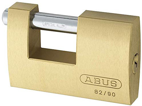 Abus 82/90 KA8523 - Candado rectangular de latón 90mm llaves iguales