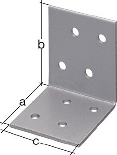 Alberts 330200 Winkelverbinder | sendzimirverzinkt | 40 x 40 x 40 mm