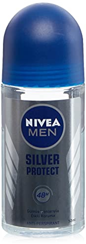 Nivea Men Nivea Deo Roll-on SILVER Protect Dynamic Power, 3er Pack (3 x 160 g)