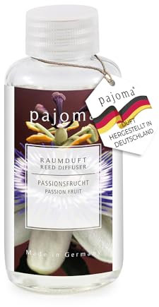 pajoma® Raumduft Nachfüllflasche 100 ml, Passionsfrucht | Nachfüller für Lufterfrischer | intensiver und hochwertiger Duft in Premium Qualität