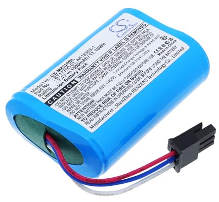 CS-MZ220BL Akku 1500mAh Kompatibel mit [Zebra] IMZ320, MZ220, MZ320, MZ420L Ersetzt AK18353-1, BT17790-1, BT17790-2, M3I-0UB00000-03