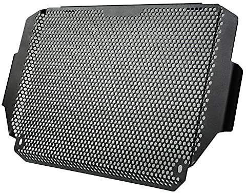 Z900 Motorcycle Radiator Grille Guard Cover Stainless Steel Protector for Kawasaki Z900 Z 900 2017 2018 2019 2020(Black)