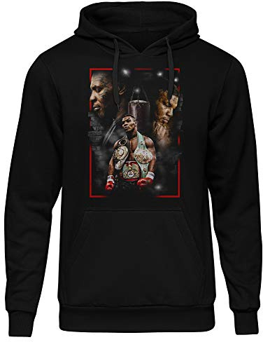 Uglyshirt89 Mike Tyson Männer und Herren Kapuzenpullover | Vintage Sport Boxen Retro Kult