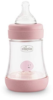 Chicco Perfect 5 Biberon Flux Lento Rose 150 ml