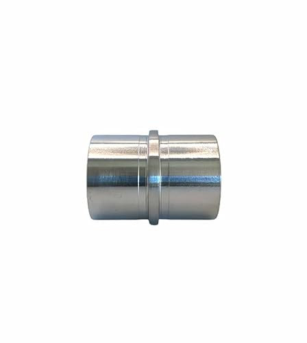 Manchon inox - jonction tube - AISI 304 Brossé - pour intérieur