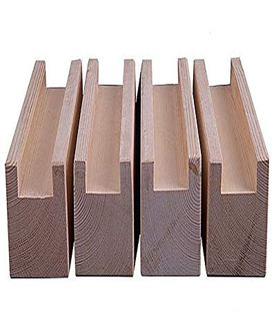 Lot de 4 Rehausseurs de meubles,Rehausseur Pieds de lit,Rehausseur Meuble bois,Augmentez la hauteur de 3 cm,iamètre intérieur de la rainure 2.5 cm,Pour Fauteuil, Table De Nuit, Armoire,lits