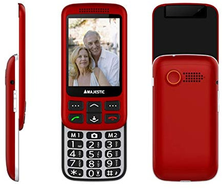 MAJESTIC SKID TELEFONO GSM CON AMPIO DISPLAY DA 2.8” A COLORI FOTOCAMERA INTEGRATA, TASTIERA A SCORRIMENTO BLUETOOTH E TORCIA LED