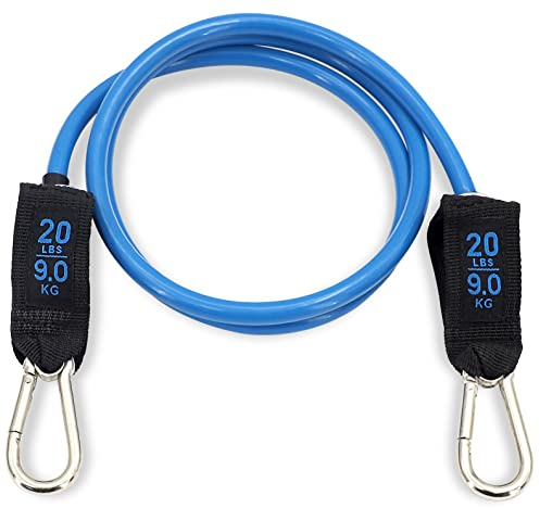 Blaues Ersatz-Elastikband für den Fitness- und Krafttrainingsstrecker Ziehen - Widerstand 9,0kg