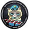 Polizeimemesshop Polizeikatze Textil Patch - Polizei - Katze - Klett
