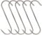 Ganci da Macellaio in Acciaio inox,Ganci da Cucina,(20cm 5mm)5 Pezzi,per Carne Essiccamento, BBQ, Griglia, Agricoltore, Aacciatore
