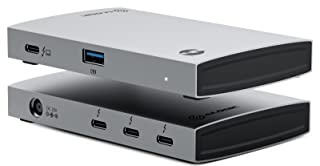 ALOGIC Thunderbolt 4 BLAZE USB-C Hub, 3x USB-C, 1x USB-A, 60W PD, 4K @60Hz, 40Gbps data transfer, Premium Aluminium Design, Compatible with Mac & Windows.