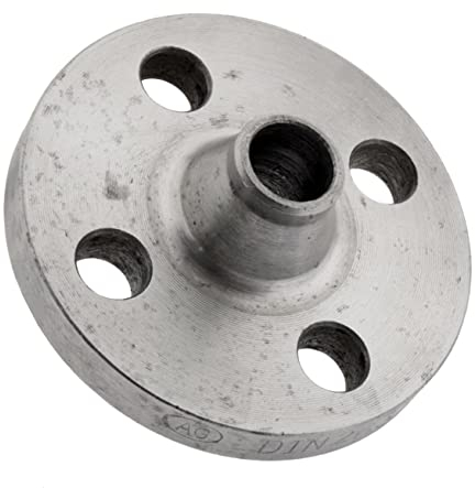 Vorschweißflansch DN125/PN16, DIN 2633, 139,7 mm Rohranschluss, Stahl schwarz