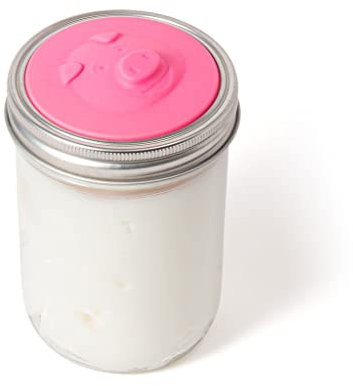 Jarware 82620 Silicone Grease Keeper Mason Jar Lid