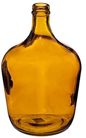Atmosphera - Vase Dame Jeanne - Verre recyclé - Ambre - H30 cm