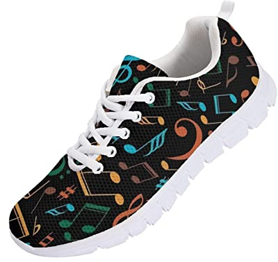 Kuiaobaty Chaussures de marche légères pour femme - Motif chat et chien - Chaussures de course confortables pour le tennis