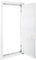 Marco y puerta metálico para hueco obra 304x595mmSOLERA KIT-MRP42Blanco