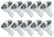 NCC-Licht 10 x LED Leuchtmittel Reflektor 6W GU10 500lm Tageslicht 6000K kaltweiß Spot 10°