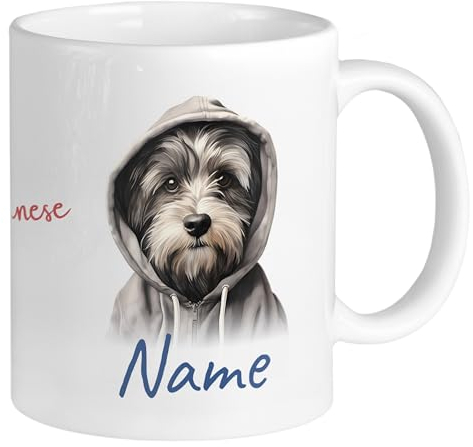 GRAZDesign Tasse mit Hunden und Namen personalisiert, coole Namenstasse für Kinder, Jugendliche und Erwachsene, für Hundeliebhaber Keramik 330ml (Havanese, 330ml)
