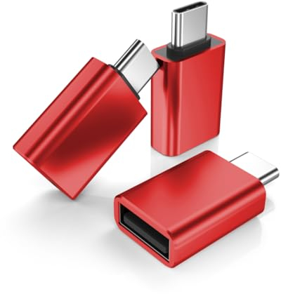 Basesailor MacBook Adapter USB 3-Pack,USB C auf USB Adapter,Thunderbolt 4 5 USBC Stecker USB A Buchse OTG Konverter für iMac,iPad Pro Air,Microsoft Surface,Samsung Galaxy Tab S8 S9,S24 S25,Z Flip Fold