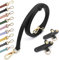 Taschenriemen Leder Taschengurt Henkel Schwarz Gold Ledergurt Taschengurte Zum Wechseln Taschenband Umhängegurt für Longchamp schwarz