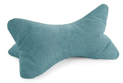 Bookiepad Leseknochen Cozy Home, ergonomische Form für Nacken- oder Lendenstütze, Flexible Stütze für Bücher, E-Books oder Tablets, Petrol