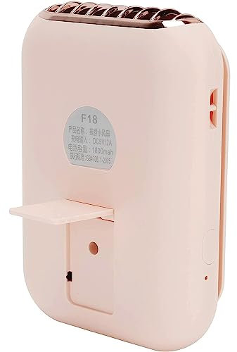 YIHANSS Standing Fan 3 in 1 Portable Mini Fan, Hanging Neck Fan with Strap, Bladeless Handheld Fan for Outgoing/Hiking/Camping/Sports Quiet