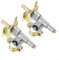 Oniissy BBQ Grill Control Valve,AH6 BBQ for IGNITION Valve Parts Replacement 36 4 Burner 1554,1565,1836,1866,BBQ Grill Gas Valve with Thrower Valve.
