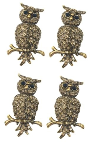 DEARMAMY 4stücke Rhinestone Katzenohren Brosche Pin Eleganter Tier Schmuck Für Dekoration Bei Partys Und Banketten Funkelnde Accessoires Für Frauen Und Mädchen