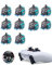10Pcs Ps5 Joystick Replacement for Sony PlayStation 5 Ps5 Analog Stick Replacement Ps5 Controller Joystick Replacement for Ps5 Thumbsticks Module Controller Stick Drift Repair Part Accessories
