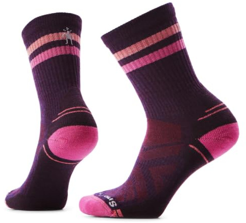 Smartwool Damen Women's Hike Light Cushion Tube Stripe Crew Socks Hike Light Cushion Tube Stripe Crew Socken für Damen (1er Pack)