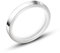 Tolldek Ringe Frauen 3MM, Damenringe Band Ringe Dünn Eheringe, Silber Edelstahl Freundschaftsringe Pärchen Ringe, Gr.54 (17.2)