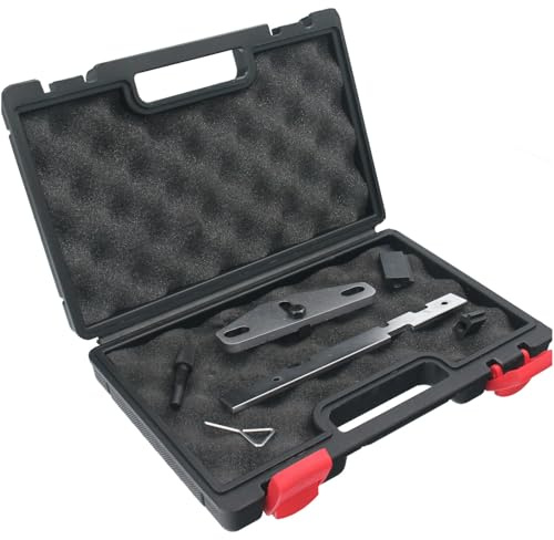 GEPCO Zahnriemen Wechsel Werkzeug Satz kompatibel mit Ford C-Max, Fiesta, Focus, Fusion, Mazda 121 III 1.25 1.4 1.6 Steuerzeiten M7J SHD SNJ