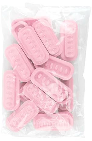 Lot de 100 supports portables en silicone pour colles à cils - Accessoires de maquillage pour professionnels et techniciens de cils