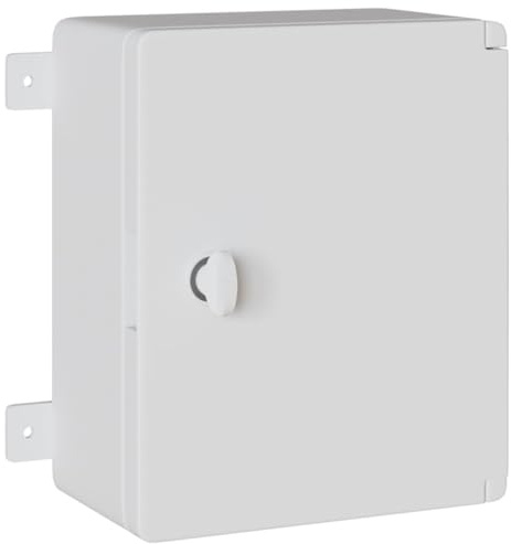 vidaXL Control Cabinet IP65 Waterproof Grey 25 x 13 x 30 cm ABS Plastic