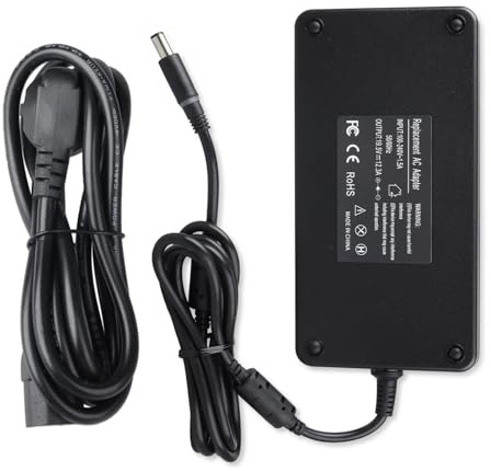 MXJFYY 240W Laptop-Ladegerät für Dell Alienware x17 x16 x15 M17 M17x M15 M14x 17 15 Precision 7780 7770 7670 7680 7550 7560 für Dell G16 G15 G7 5521 5535 5530 7620 7790 LA240PM200 M6400 7,4 x 5 mm