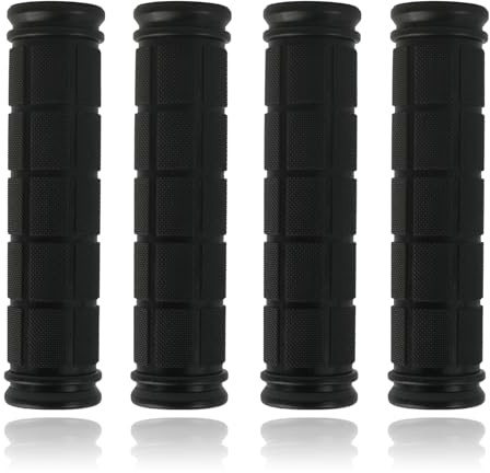 Lunpoem 2 Pares Empuñaduras Antideslizantes para Manillar de Bicicleta, 22 mm, Antideslizantes, Goma de protección contra Impactos de 22 mm, para Bicicleta, Scooter, Triciclo, Manillar de Bicicleta