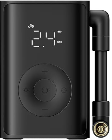 Xiaomi Mijia Compact Portable Electric Air Compressor pompa per bicicletta | 6*3.8*9.3 cm compressore aria portatile, 150 PSI, Schermo digitale, luce, SOS, ±1PSI rilevazione pressione, Pompa bicicletta
