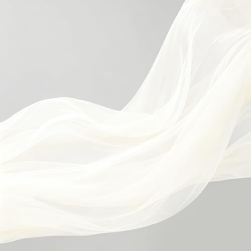 Weicher Organza Tüllstoff 160cm x 3 Meter/5M/10M, Transparenter Netzstoff Dekostoff Zum Nähen Für Hochzeit, Party, Torbogen, Kleid, Tüllrock, Schleier Und DIY Deko (Rosé-Champagner, 160cmx5m)