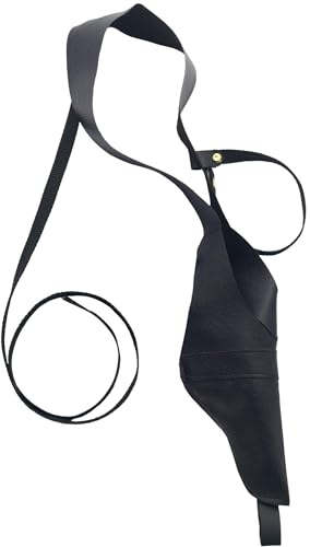 Smiffys Gangster Holster, Black with Gun, Cops & Robbers Fancy Dress, Adult Dress Up Accessories